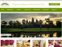 Tablet Screenshot of angkorholidayhotel.com